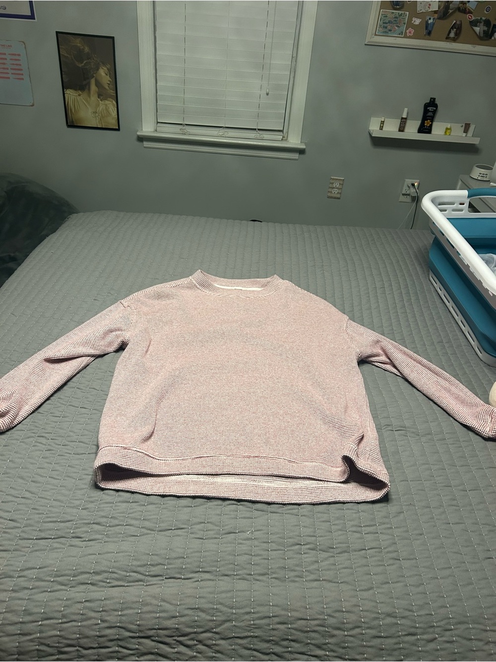 aerie Light Pink Crewneck Sweatshirt